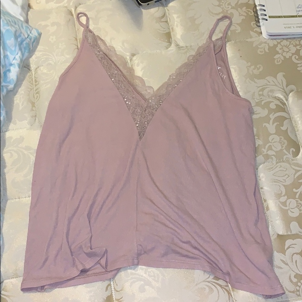 pink mauve tank top